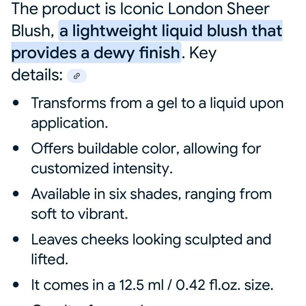 Iconic London Blush For Cheeks Or Lips